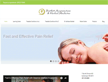 Tablet Screenshot of bartlettacupuncture.com